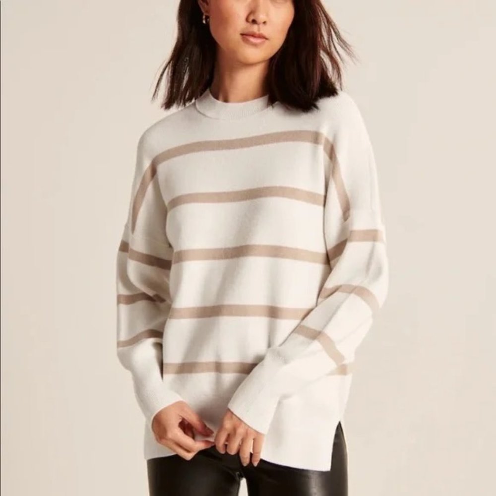 Abercrombie LuxeLoft Striped Sweater